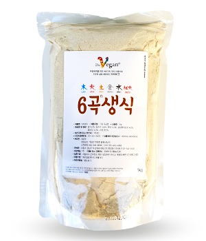 [Raw food] 6 grains raw food 1kg / raw food powder, vegan food Dr. Vegan trademark registration